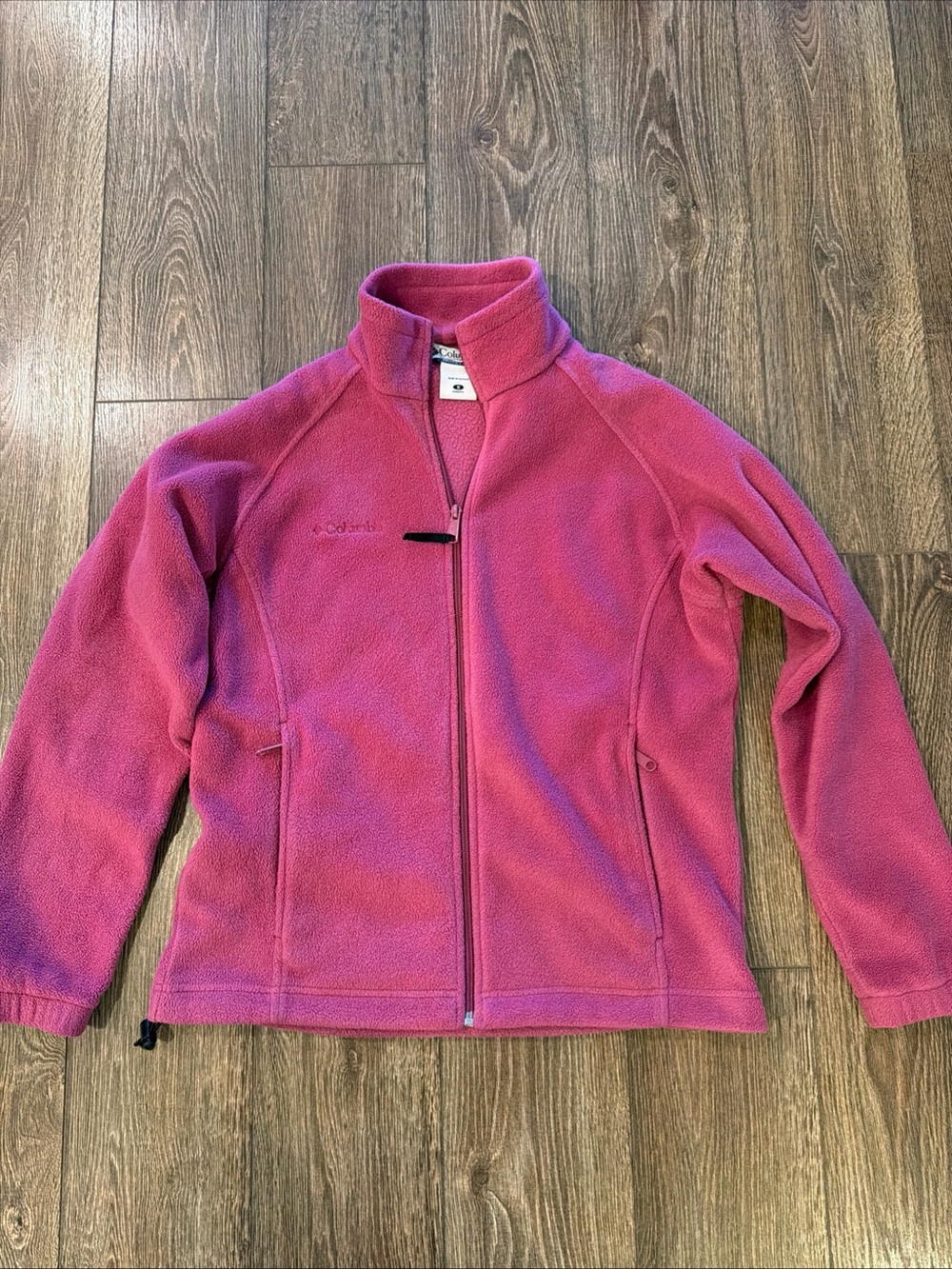 Columbia Pink Full-Zip Fleece Jacket